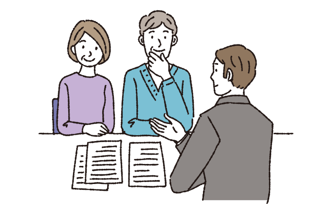 丁寧なヒアリング